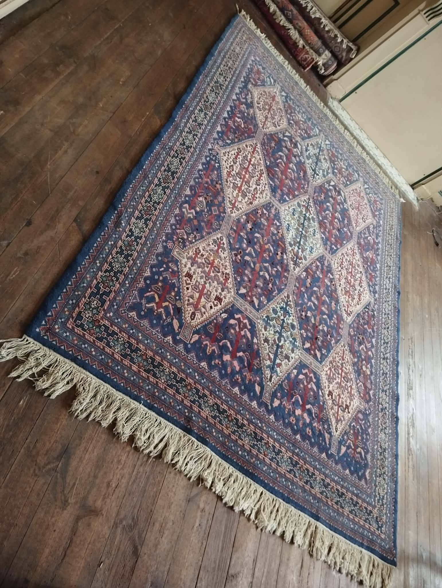Handmade Abadeh Persian carpet