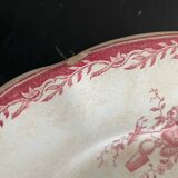 Large Watteau Sarreguemines dish