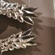 Pair of vintage pineapple serving platters