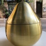 Golden pear-shaped ice bucket signs Novo industries Australiia 1970