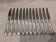 12 silver-plated metal table knives by the silversmith Ravinet Denfert, Empire style, model 81.