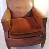 Wheelchair club art deco leather