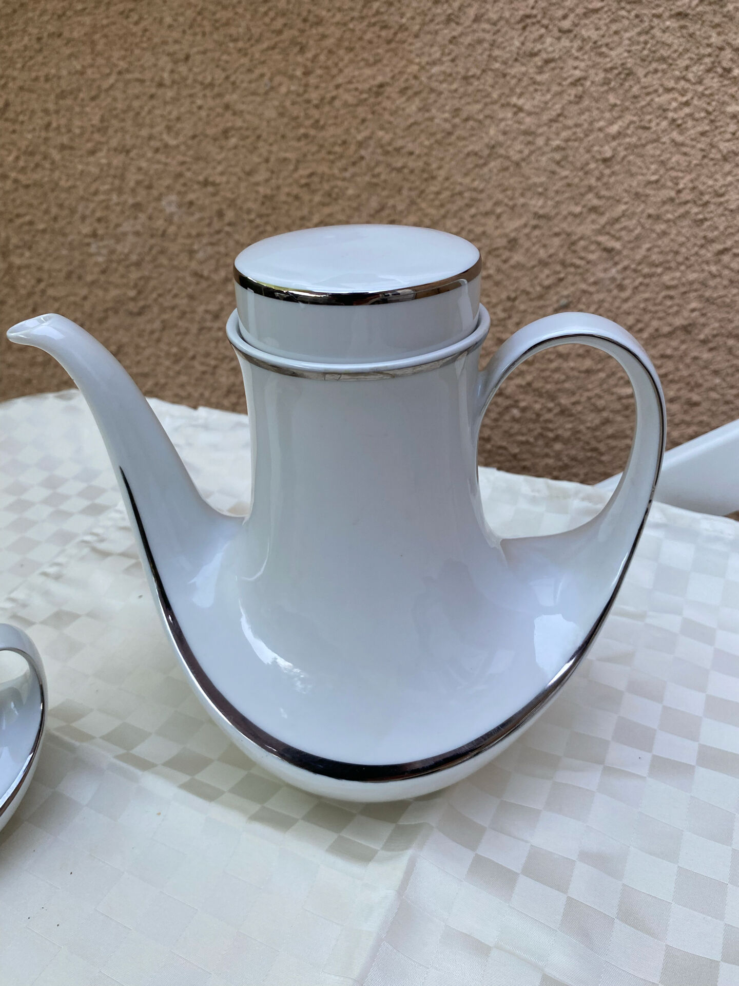 Ensemble cafetière & pot à lait Seltmann Weiden Bavaria – Modèle Marin