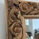 Miroir mural en bois doré antique français en or