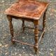 Vintage Louis XV stool in solid wood