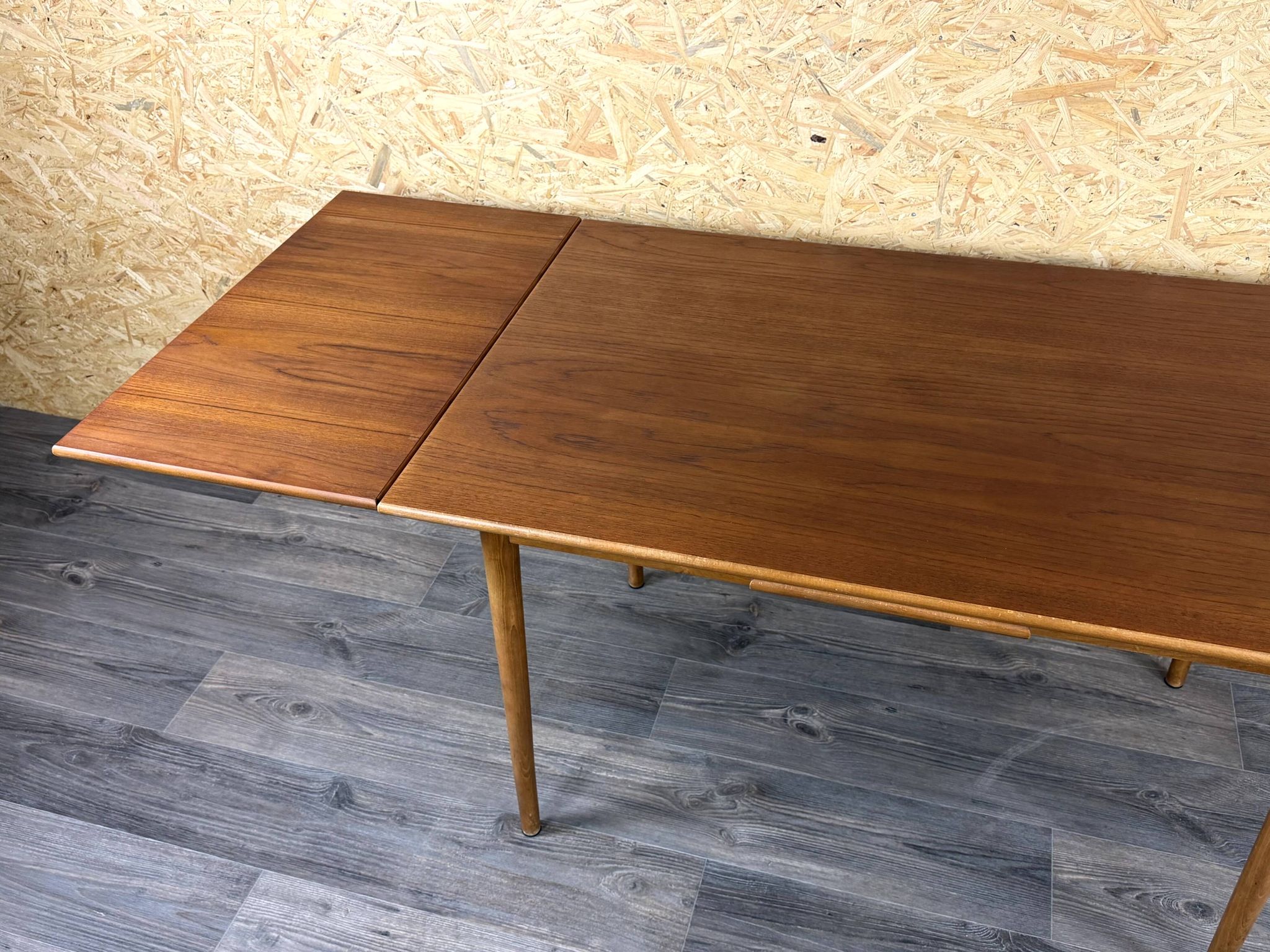 1960s 1970s Teak Dining Table Danish Modern Design Made in Denmark
