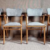 4 60s bridge chairs