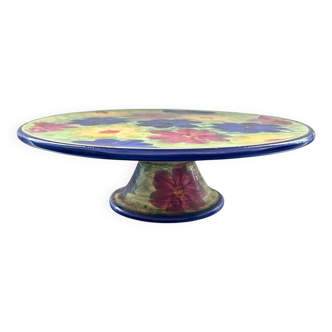 Pie dish on foot