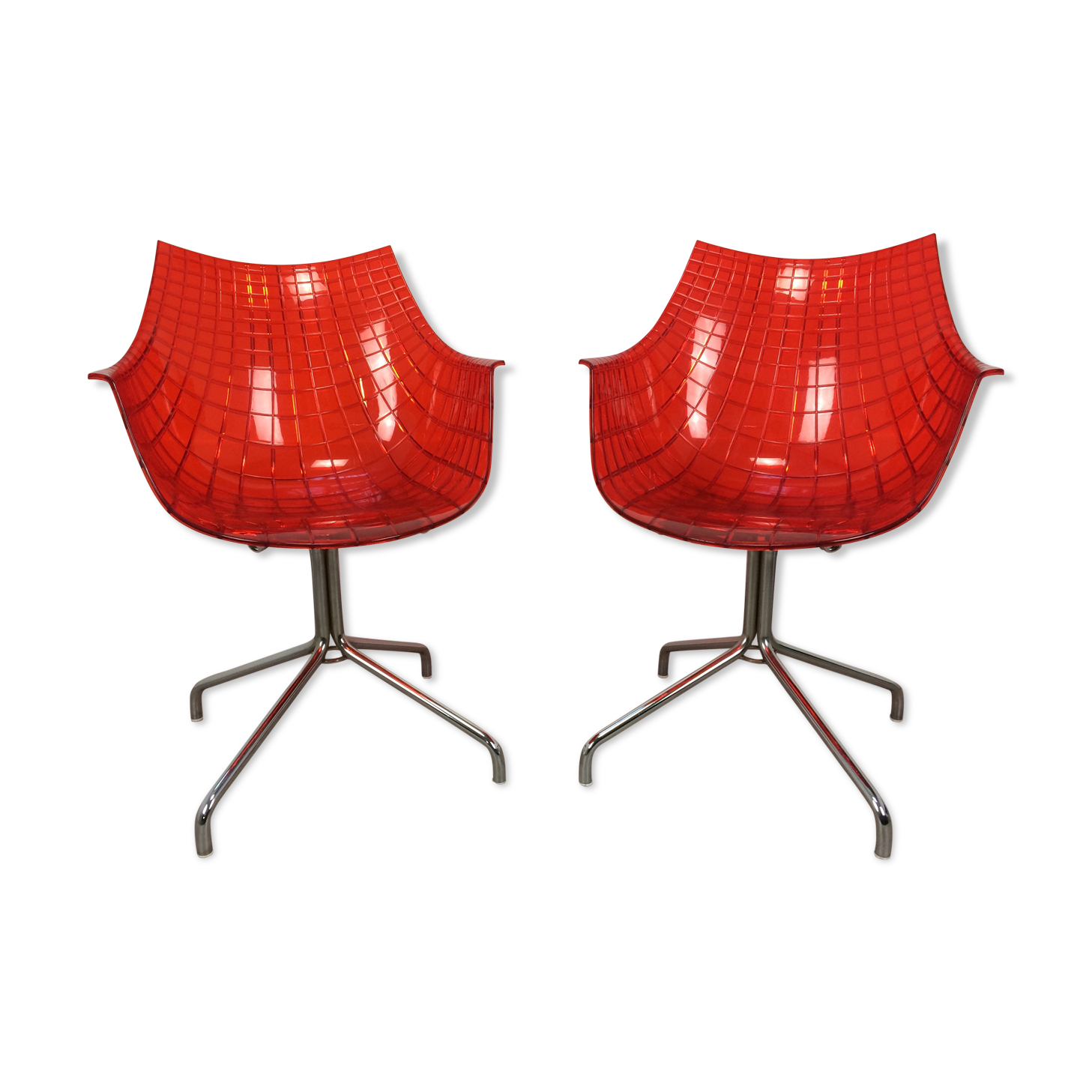 Pair of Meridiana chairs by Christophe Pillet for Driade