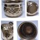 quatre cache-pot laiton vintage