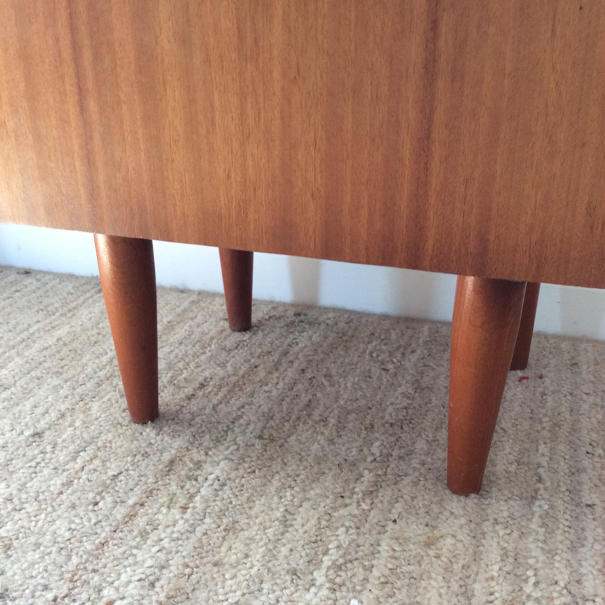 Vintage bedside from the 60s and 70s