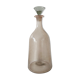 Frosted pale pink glass carafe 29 cm