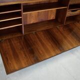 Rosewood Standing Bookcase/Bar Cabinet From Viby Møbelfabrik