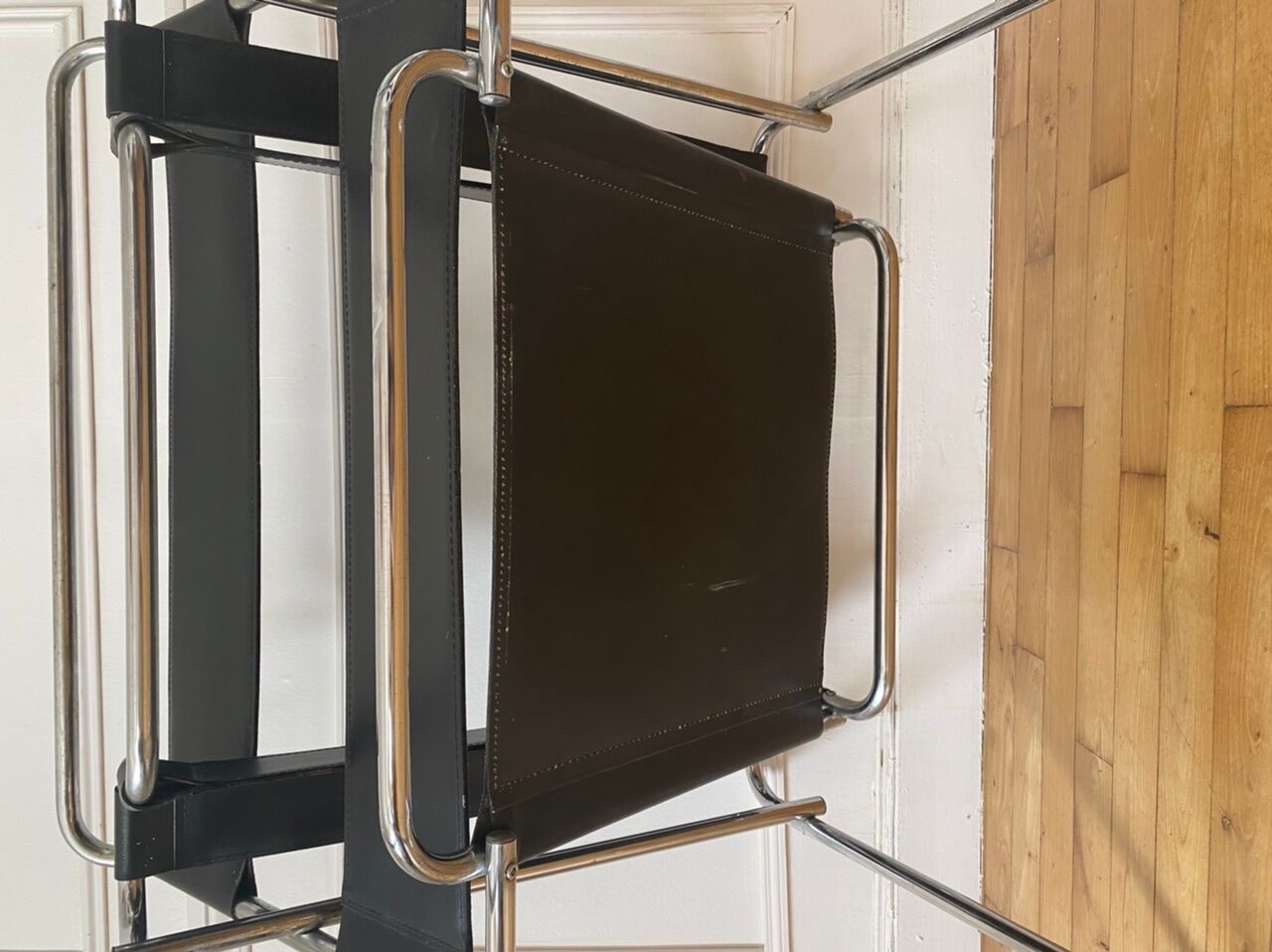 Wassily armchair by Marcel Breuer Habitat 1980 edition