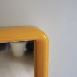 Italian space age plastic bathroom set, mirror