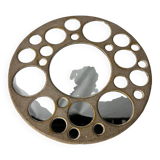 Round ceramic mirror