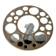 Round ceramic mirror