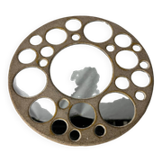 Miroir rond en céramique