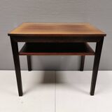Nice side table in rosewood, probably Danish and from the 60s.