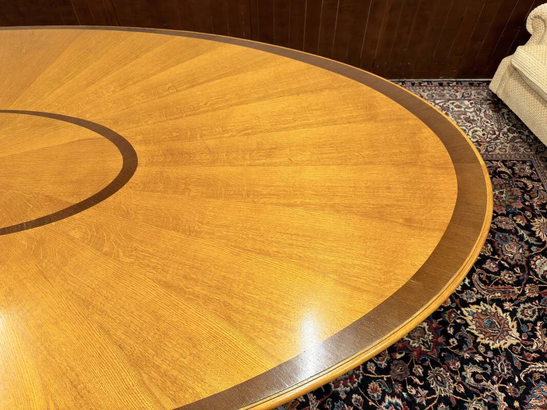 Grande table de conférence Globe Wernicke anglaise