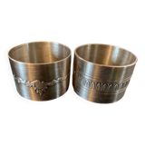 2 Christofle napkin rings