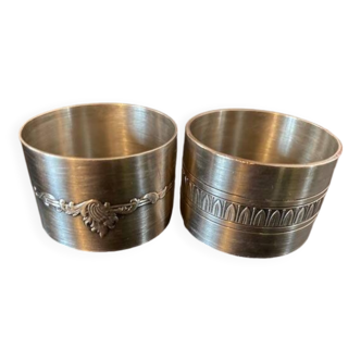 2 Christofle napkin rings