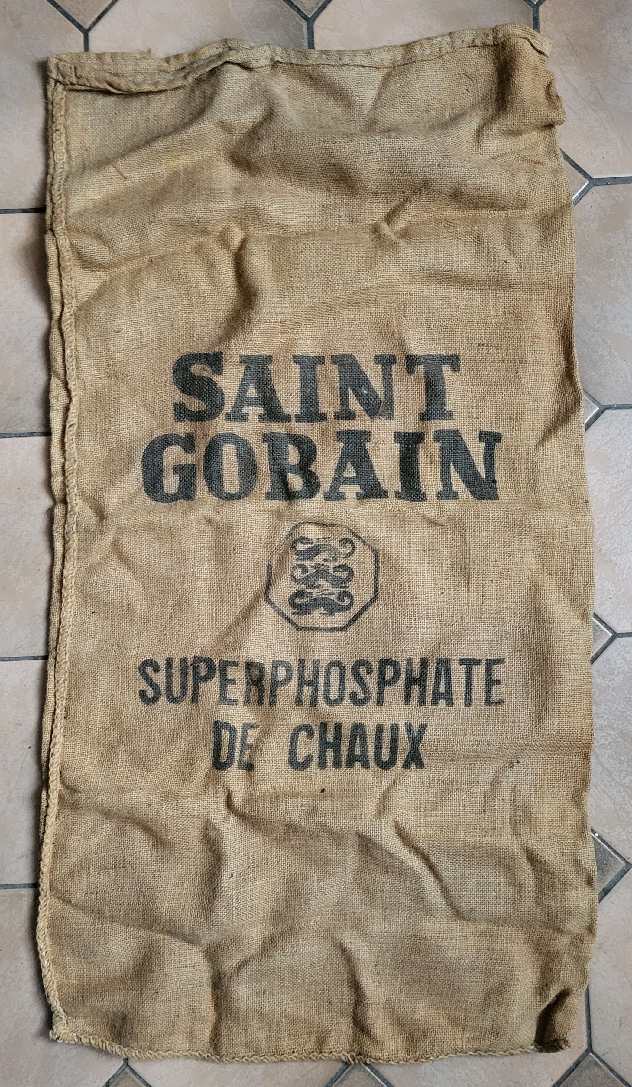 Jute bag Saint Gobain