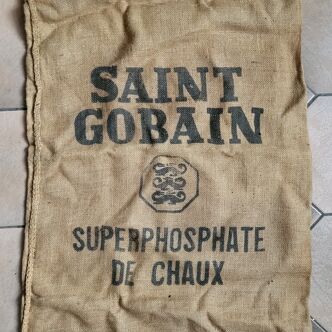 Sac en toile de jute vintage d'occasion - SELENCY