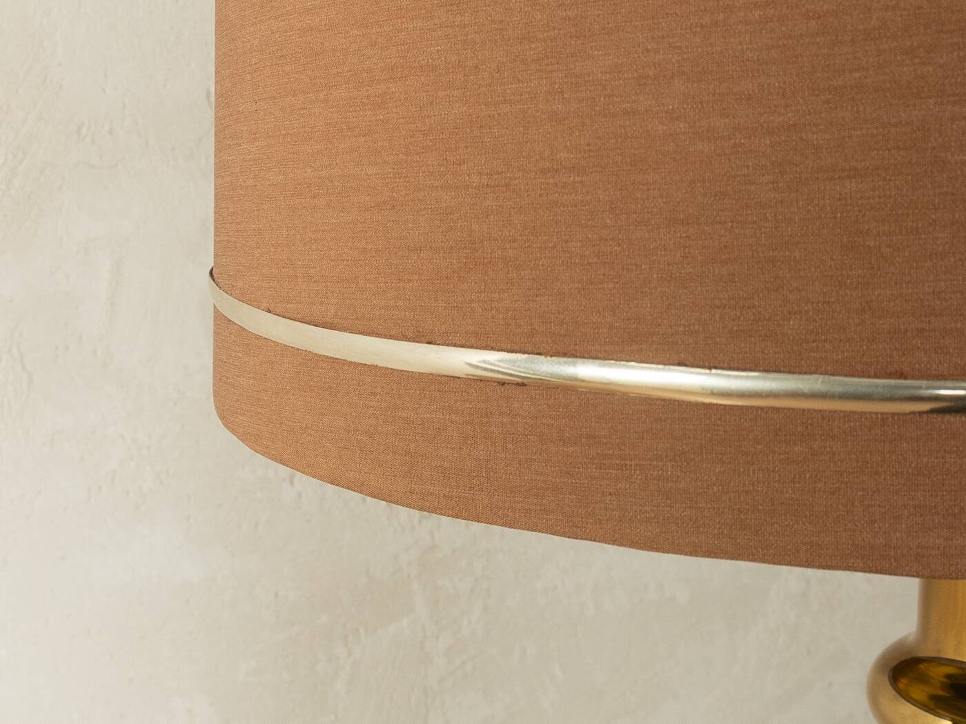 1970s Glass Table Lamp