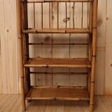 Foldable bamboo shelf