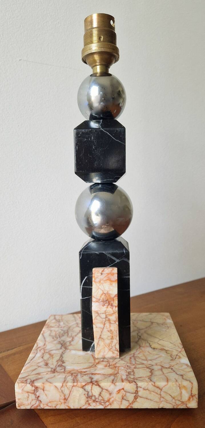 Art Deco modernist lamp base