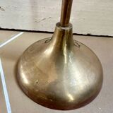 Brass trident candlestick