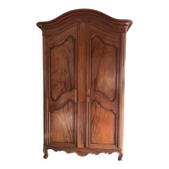 Armoire Bordelaise XVIII ème siècle en acajou de cuba massif