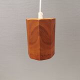 Small pine hanging lamp, swedish 1970-80s