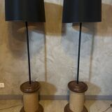 Pair of floor lamps