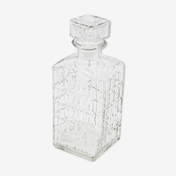 Glass whisky carafe