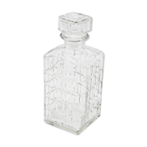 Glass whisky carafe