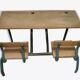 Double school desk