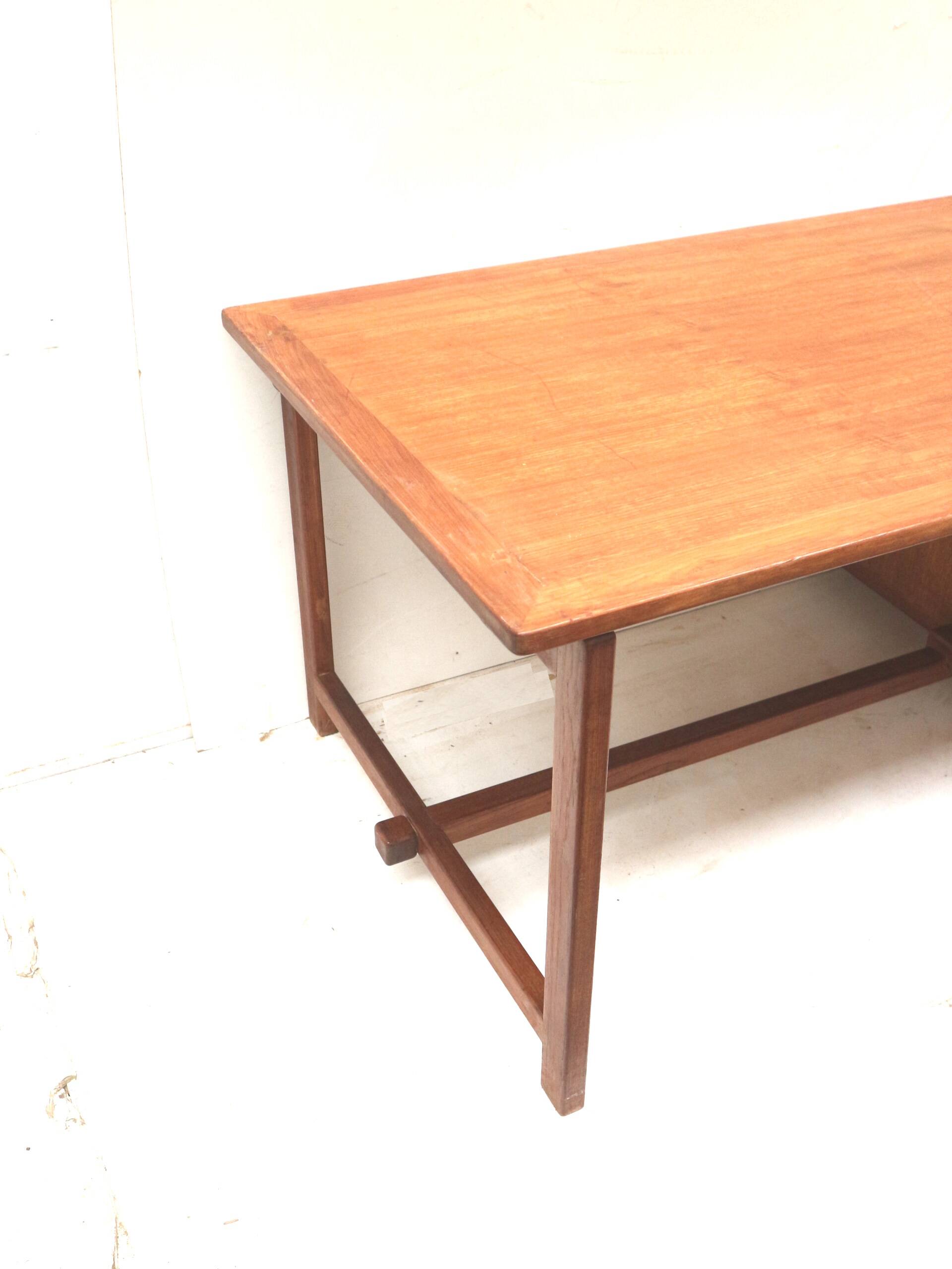 Danish design large vintage executive desk made in the 1960s