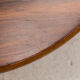 Table basse ronde en palissandre Danemark années 1960
