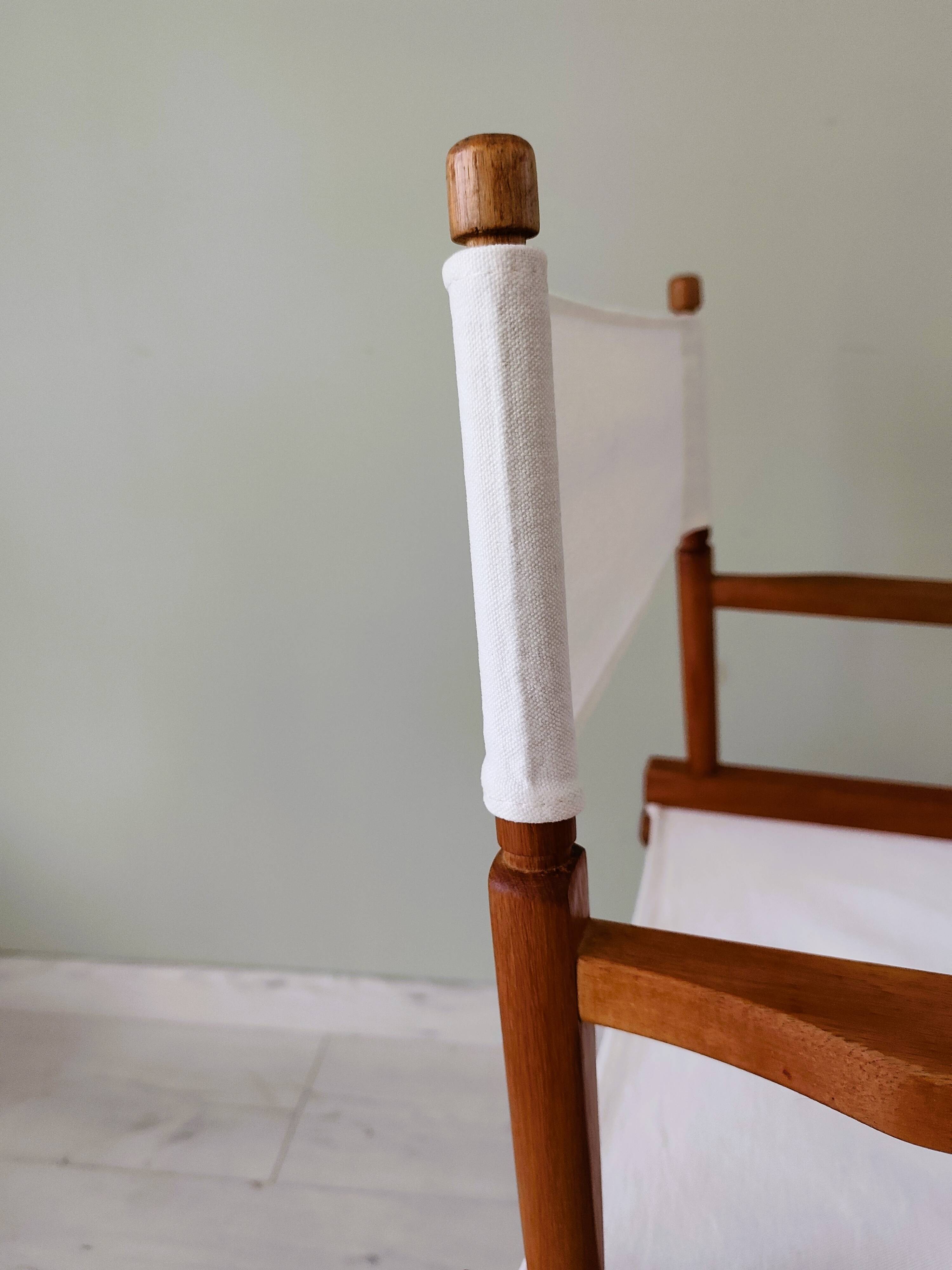 Fauteuils style "réalisateur" anciens