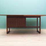 Bureau en teck, design danois, années 1970, fabriqué au Danemark