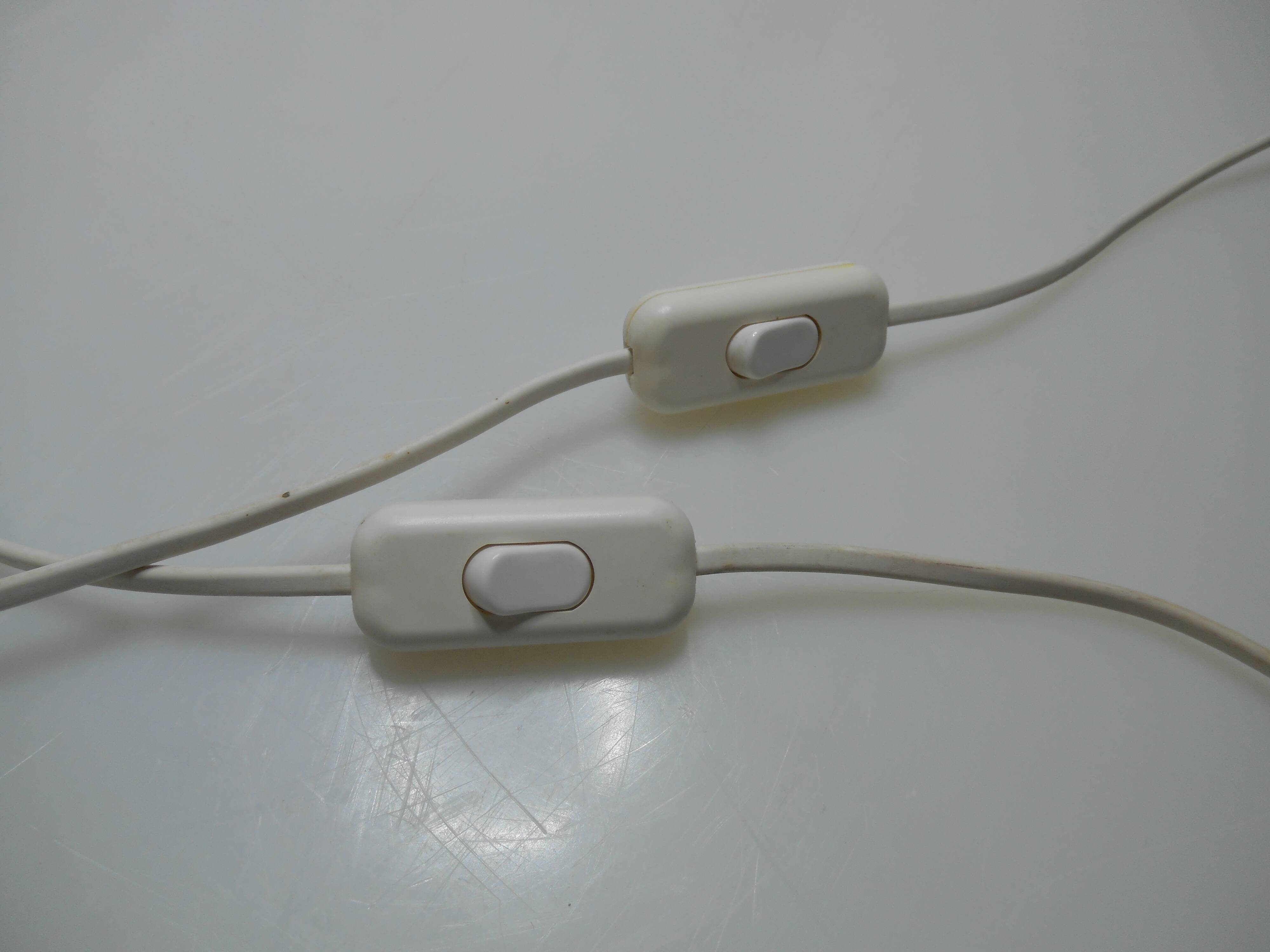 Pair of blue ball lamps