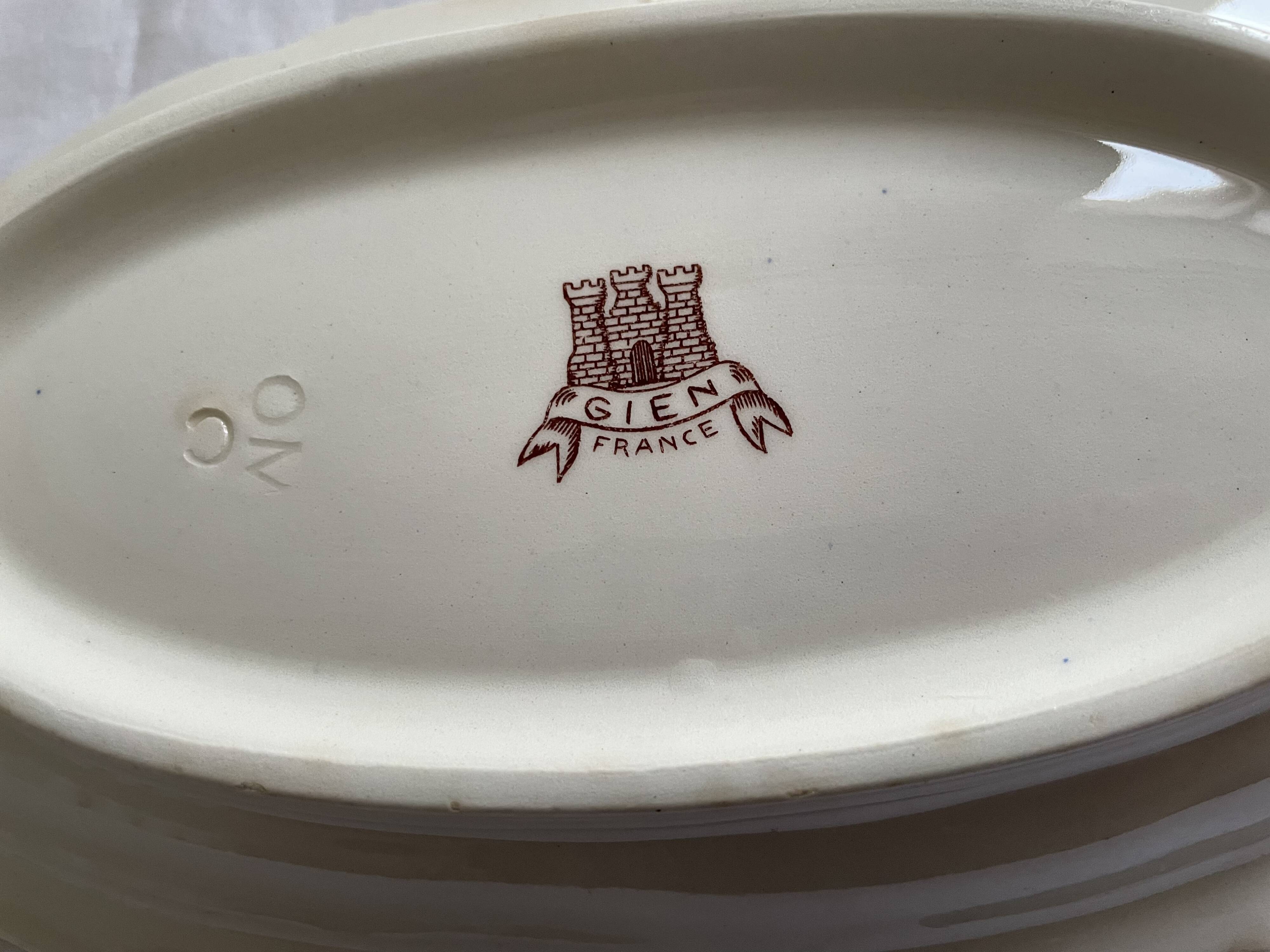 Gien earthenware dish