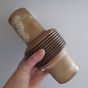 Beautiful ceramic saucer vase