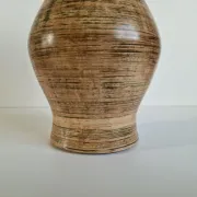 Vintage Saint-Clément ceramic pitcher / carafe - Guilloché decoration