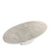 Roche Bobois vintage Carrara marble coffee table from the 70s