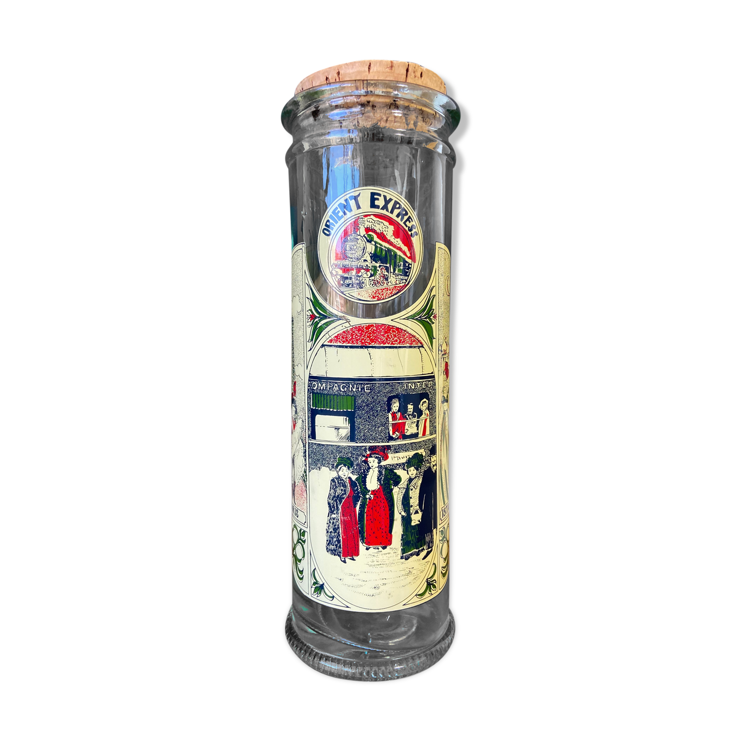 Glass jar "Orient Express"