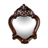 Louis XV style mirror decorated with deciduous trees, cross-shaped links and acanthus scrolls