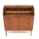Secrétaire scandinave en acajou, Suède, 1950